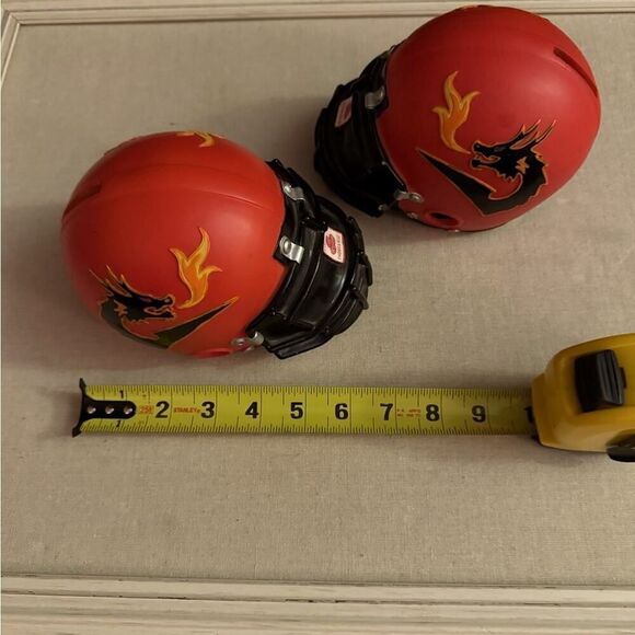 Vintage NY Dragons Indoor Football Team Helmet piggy banks - early 2000s - Picture 5 of 9
